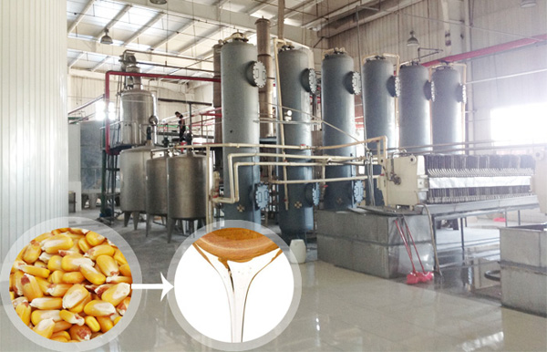 corn syrup production plant